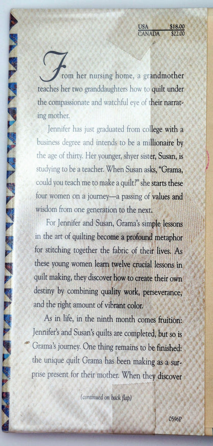 Twelve Golden Threads: Lessons for Successful Living from Grama's Quilt by Aliske Webb (Very good, 1992, HC, 208 pgs, HarperCollins)