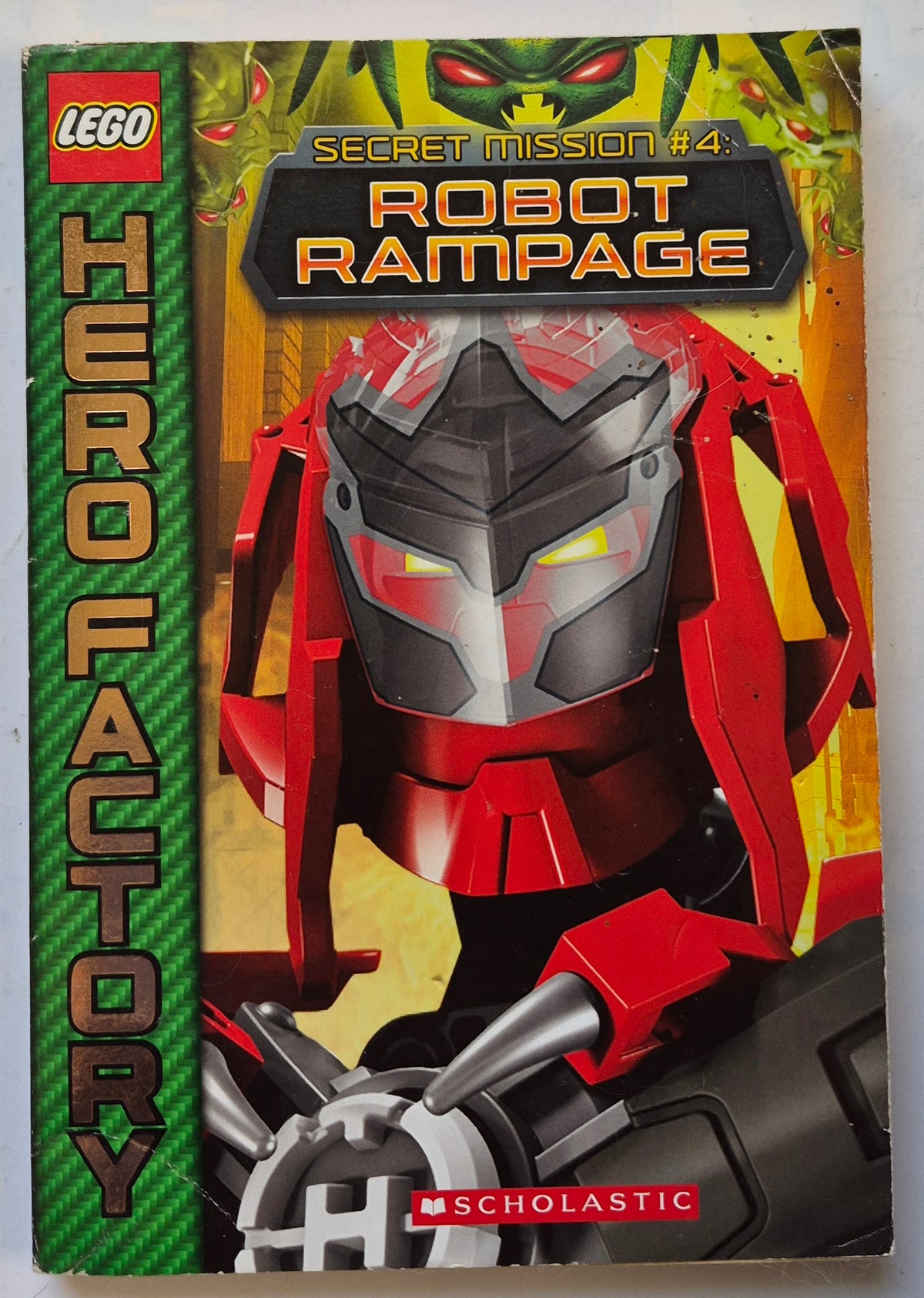 LEGO Hero Factory Secret Mission #4 Robot Rampage by Greg Farshtey (Good, 2013, Pbk, 141 pgs, Scholastic)