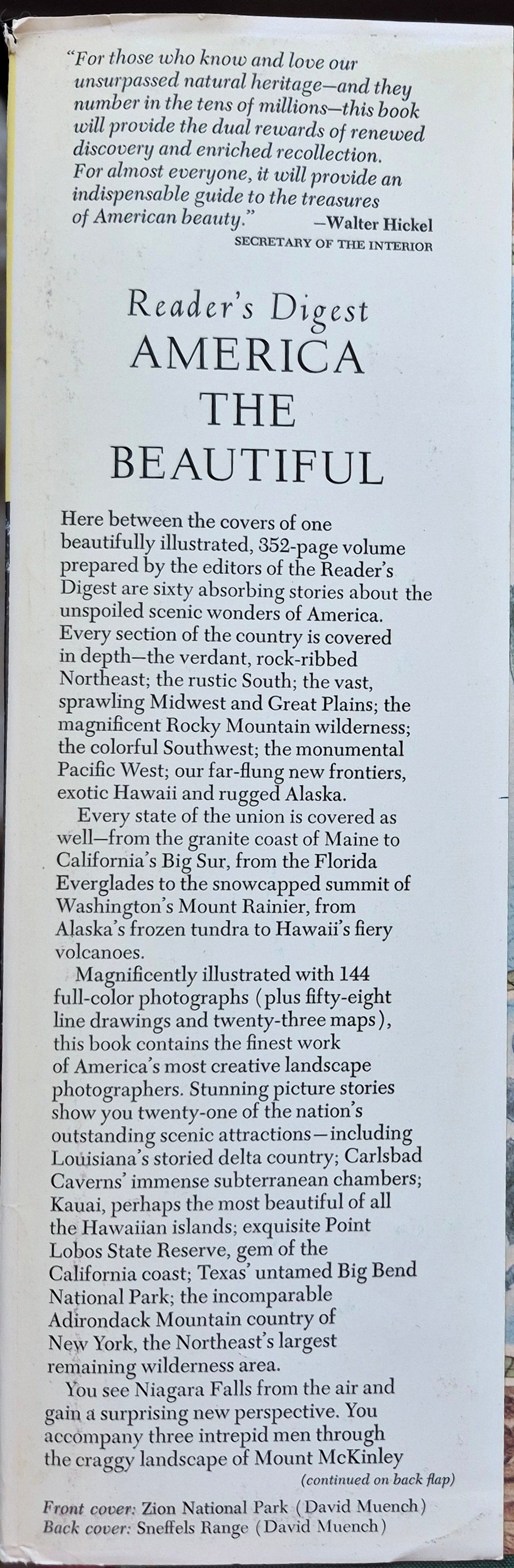 Reader's Digest America the Beautiful (Good, 1970, HC, 352 pgs, Reader's Digest Assn.)