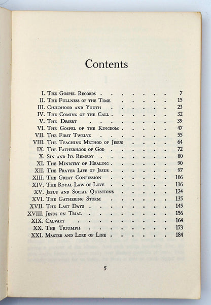 The Life and Teaching of Jesus Christ by James S. Stewart (Good, 192 pgs, Abingdon Press)