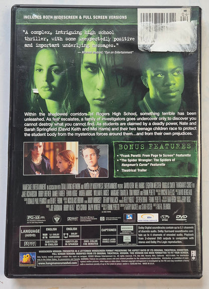 Frank Peretti's Hangman's Curse DVD (Like new, 2004, PG-13, Fox Searchlight)
