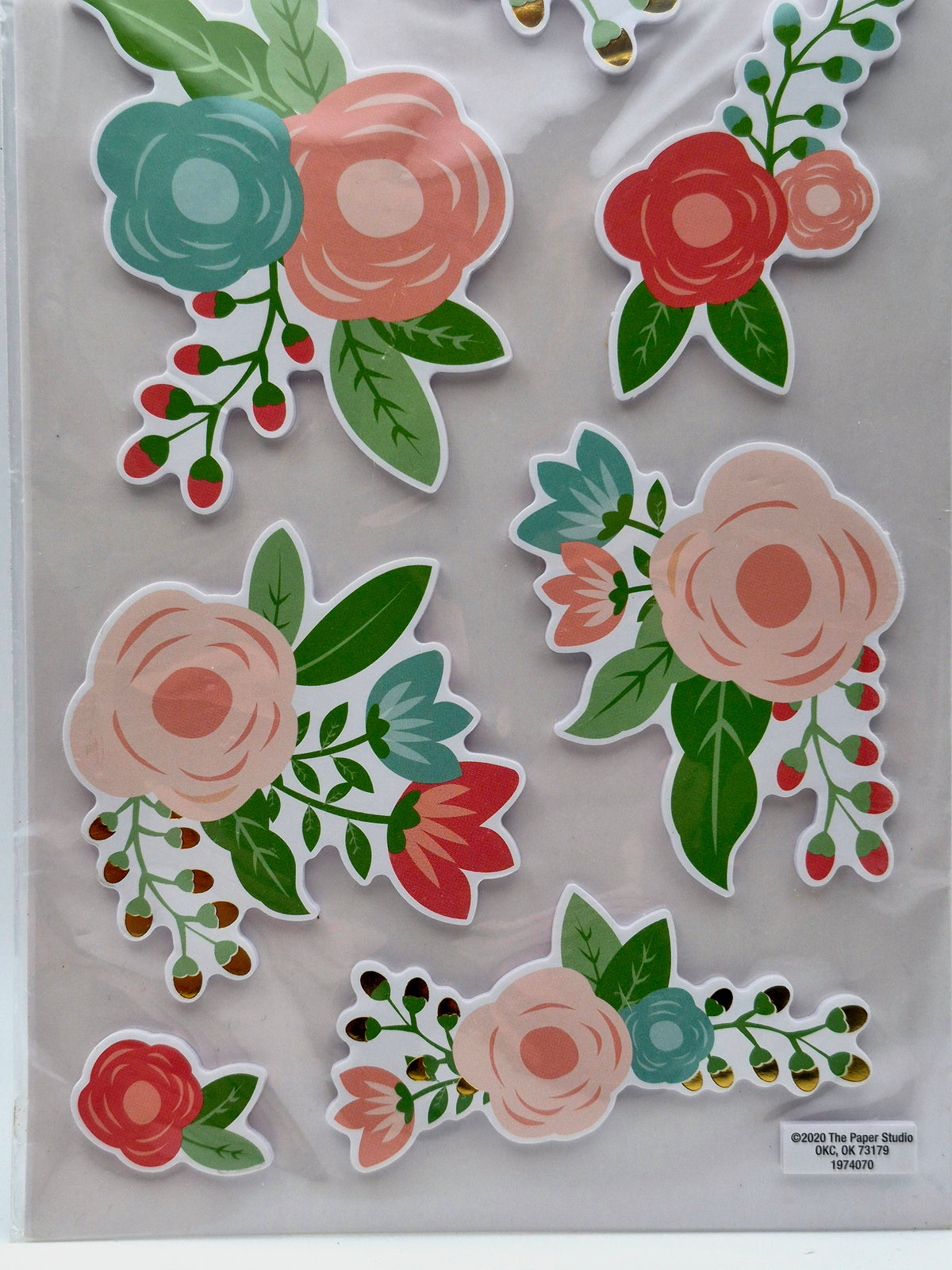 Pegatinas dimensionales La Petites de The Paper Studio (Nuevas, 2020, Hobby Lobby)