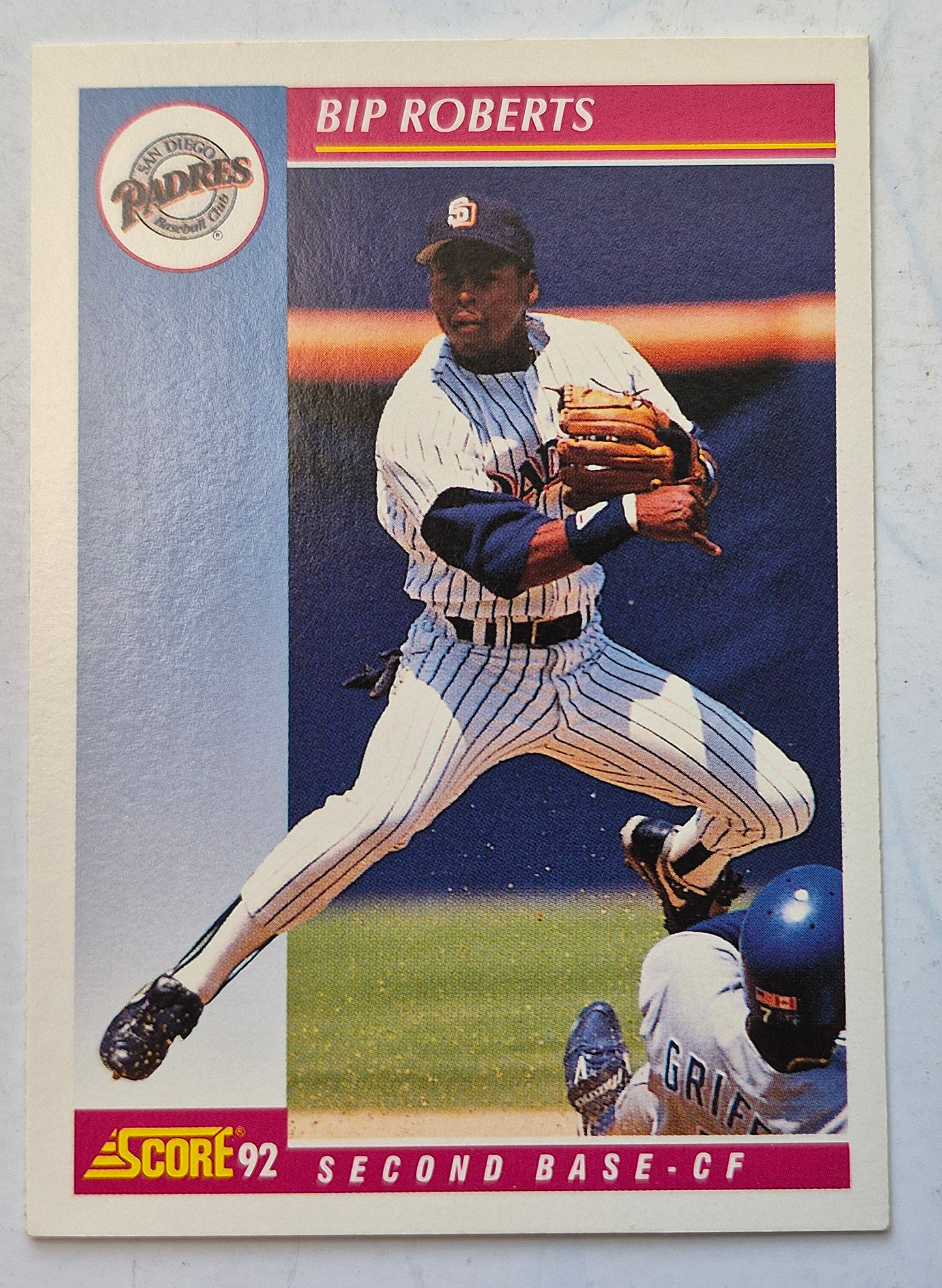 Roberts Bip San Diego Padres Second Base-CF #123 Score '92 Baseball Card