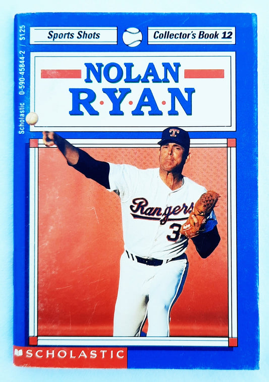 Sports Shots Collector's Book 12: Nolan Ryan by Jack Roberts (Very good, 1992, Pbk, 44 pages, Scholastic)