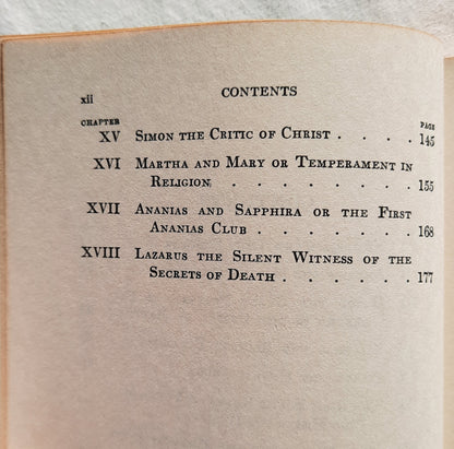 Some Minor Characters in the New Testament by Prof. A. T. Robertson (Very good, 1976, Pbk, 182 pages, Broadman Press)