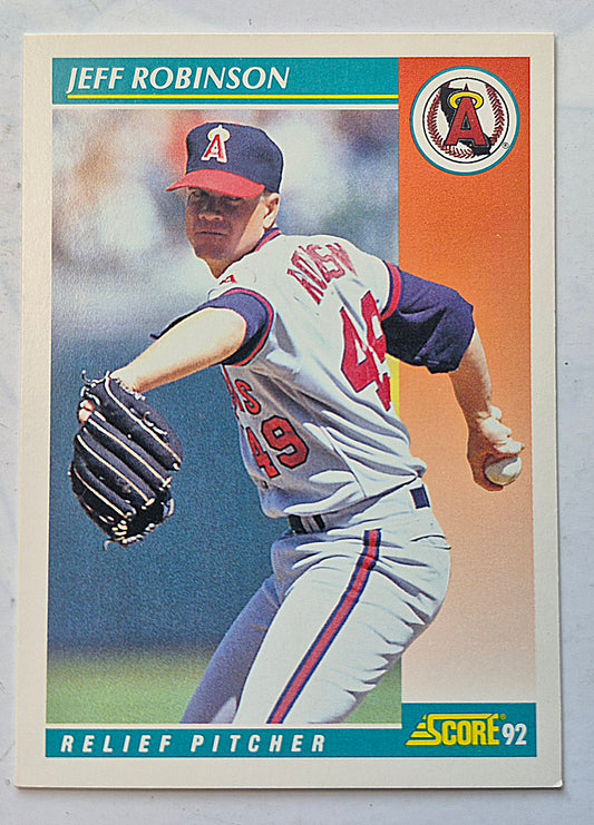 Bewertung '92 Bob Scanlan Pitcher Chicago Cubs #285 Baseballkarte Fast Neuwertig