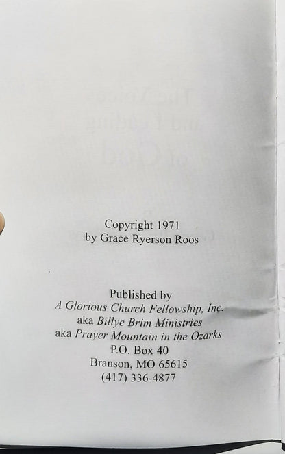 The Voice and Leading of God by Grace Ryerson Roos (Very good, 1971, Pbk, 30 pages, Billye Brim Ministries)
