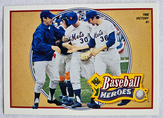 Ryan Nolan New York Mets Baseball Heroes #10 Upper Deck 1991 Baseball Card
