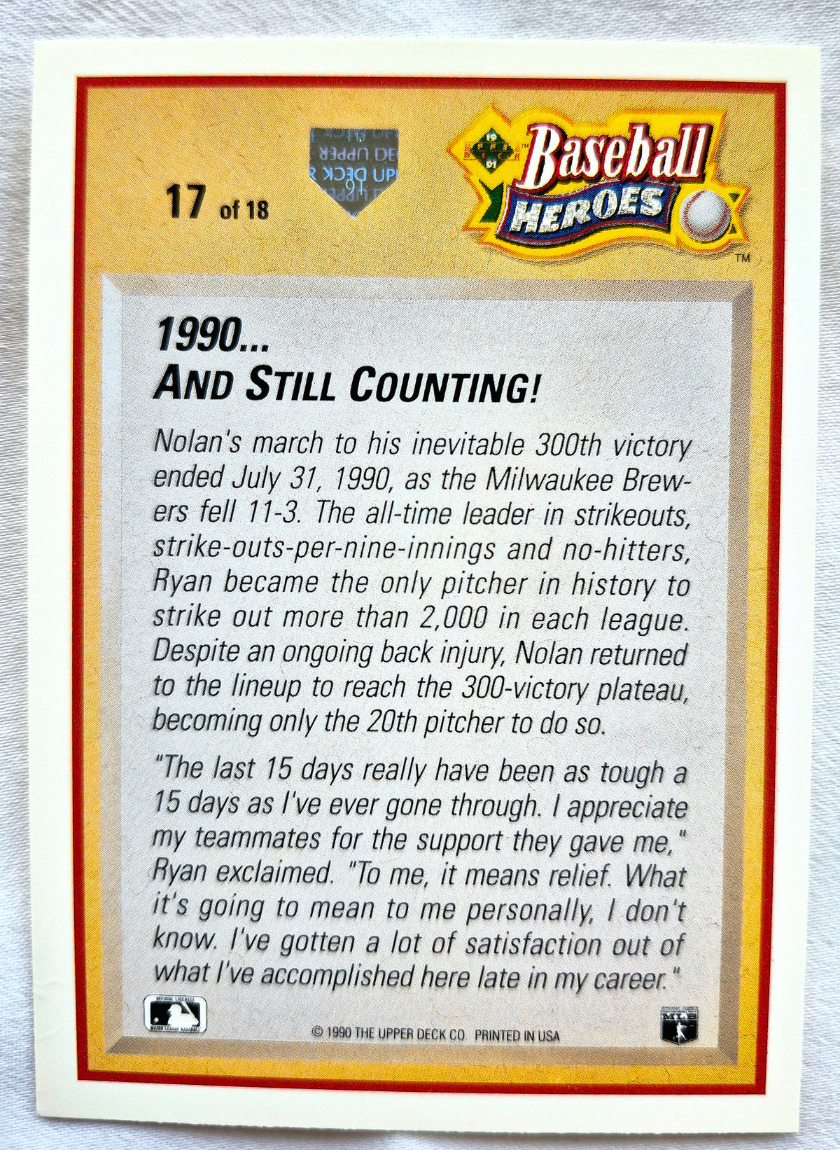 Bewertung '92 Julio Machado Milwaukee Brewers Relief Pitcher #353 Baseballkarte Nahezu Neuwertig