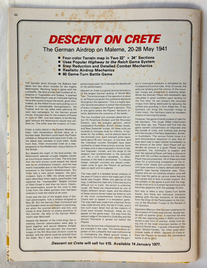#65 Strategy & Tactics Cobra Pattons Sommeroffensive 1944 in Frankreich Nov/Dez 1977 (Gut, Pbk, 40 S., SPI)