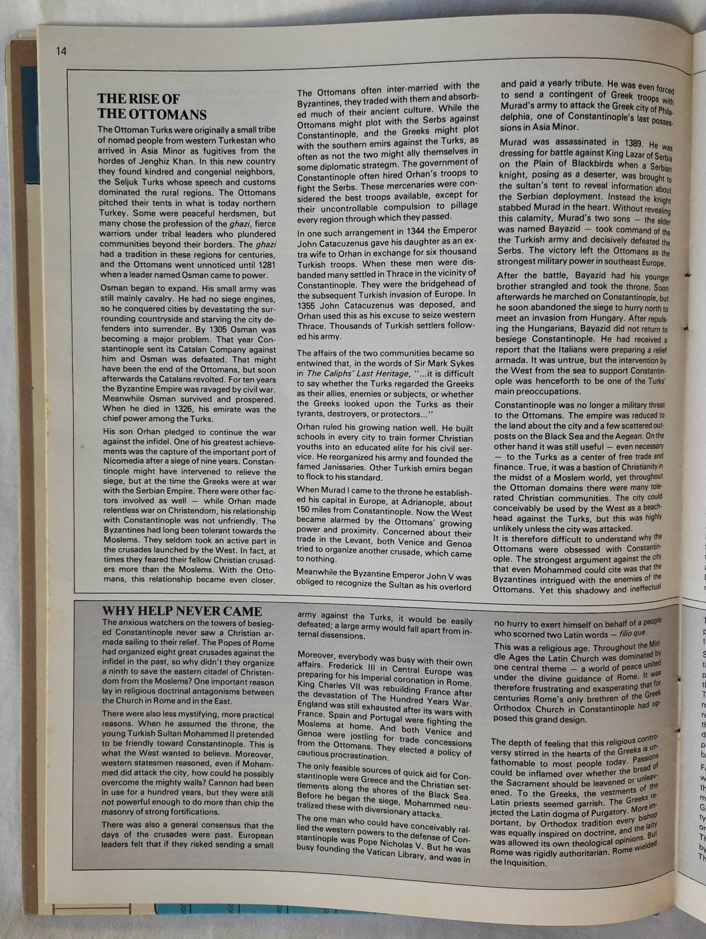 #66 Strategy & Tactics Die Belagerung von Konstantinopel Das Ende des Mittelalters 1453 n. Chr. Jan/Feb 1978 (Gut, 40 S., SPI)