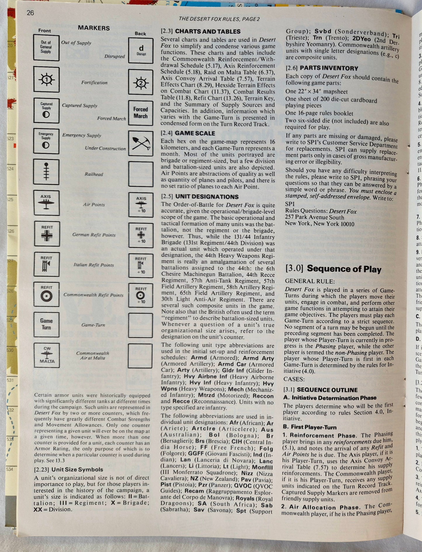 #87 Strategy & Tactics Der Wüstenfuchs: Rommels Feldzug in Nordafrika Juli/Aug 1981 (Gut, 60 Seiten, Simulations Pub. Inc.)