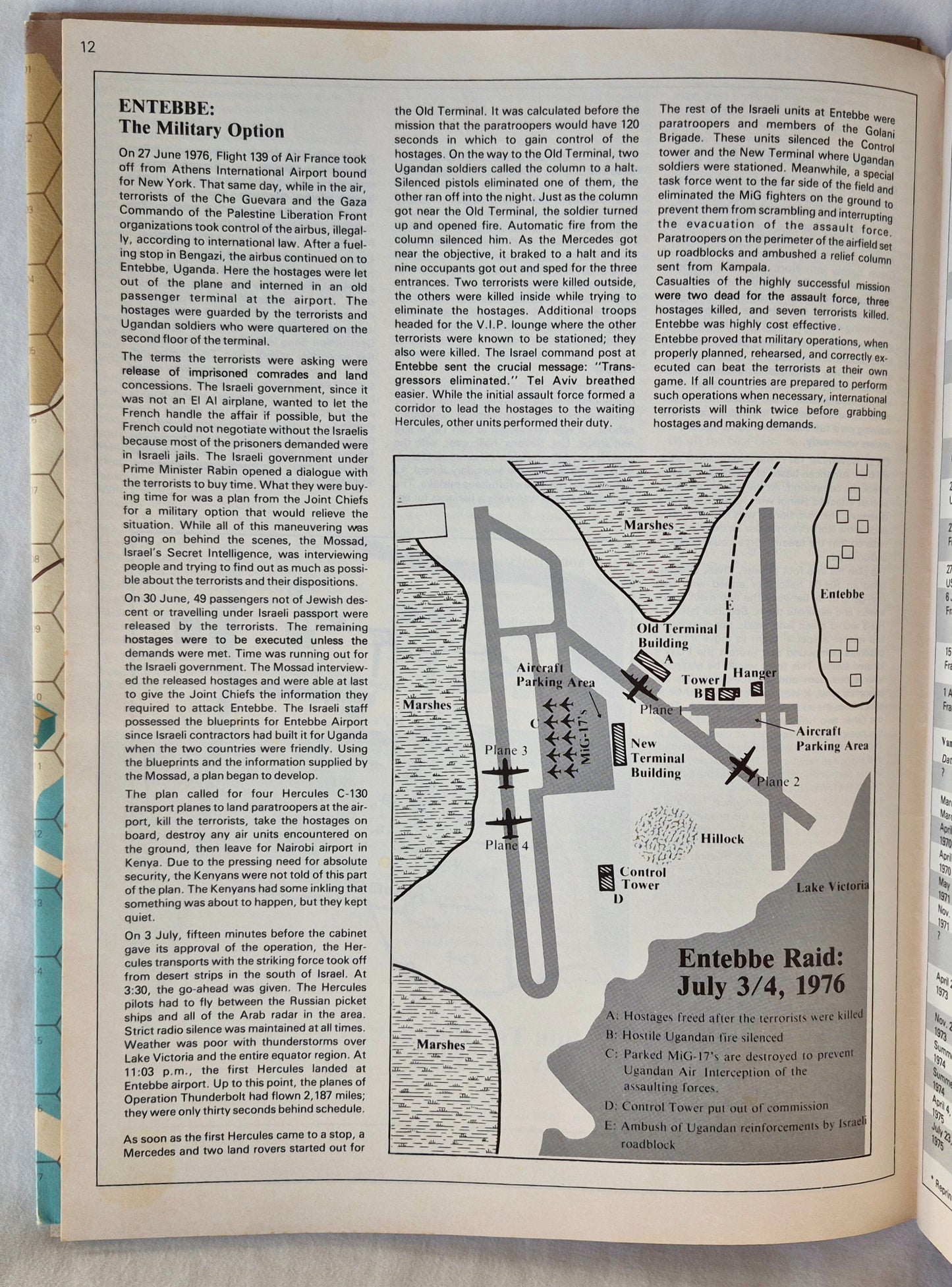 #64 Strategy & Tactics Raid! Commando Operations in the 20th Century Sept/Okt 1977 (Gut, 44 S., SPI)