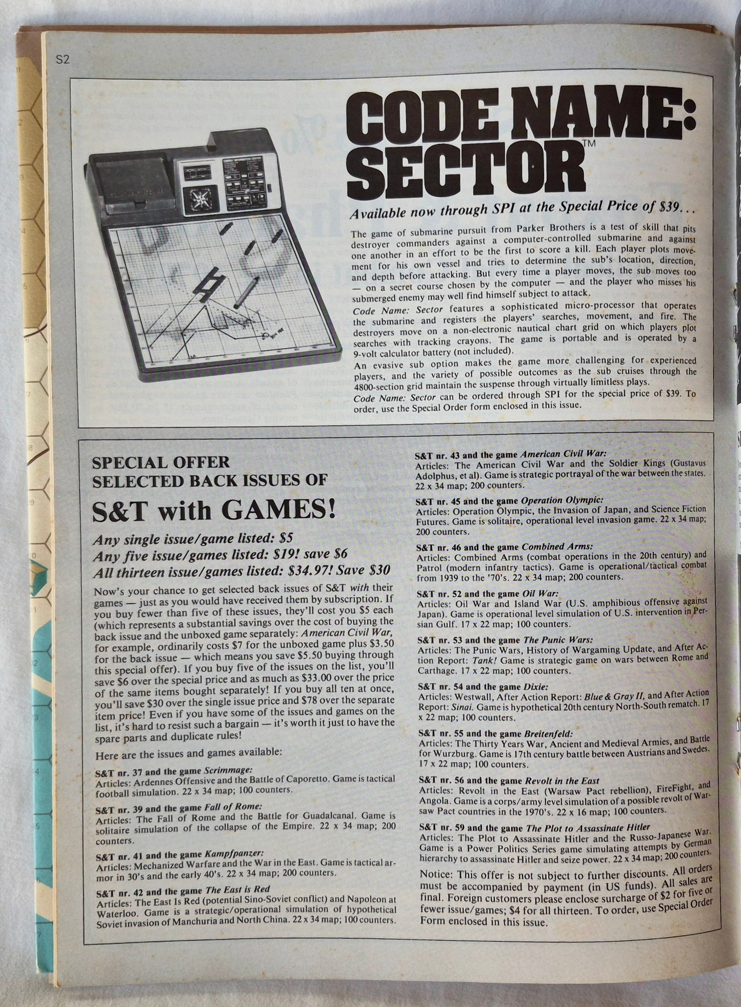 #64 Strategy & Tactics Raid! Commando Operations in the 20th Century Sept/Okt 1977 (Gut, 44 S., SPI)