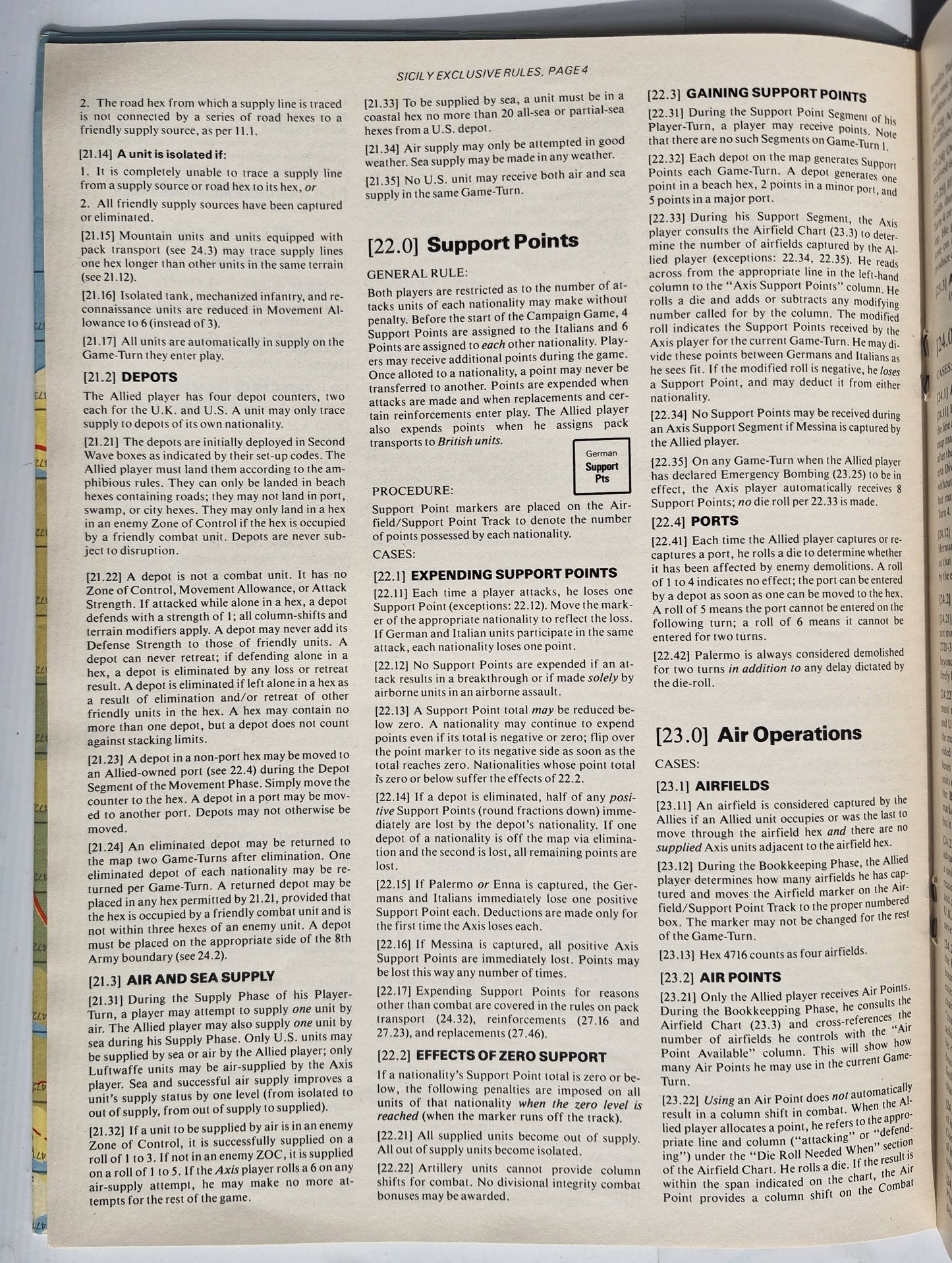 #89 Strategy & Tactics Sizilien: Das Rennen um Messina 10. Juli-17. Aug 1943 Nov/Dez 1981 (Gut, 60 Seiten, SPI)