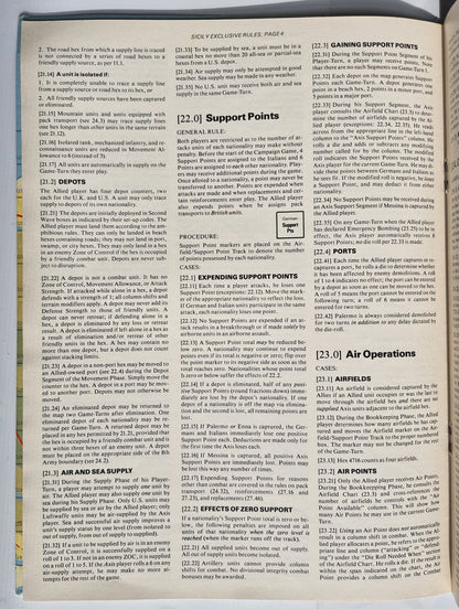 #89 Strategy & Tactics Sizilien: Das Rennen um Messina 10. Juli-17. Aug 1943 Nov/Dez 1981 (Gut, 60 Seiten, SPI)