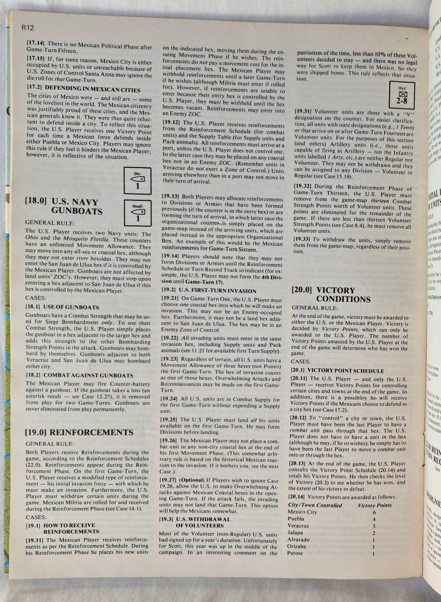 #63 Strategy & Tactics Veracruz U.S. Invasion of Mexico 1847 (July/Aug 1977, Good, 40 pgs, SPI)