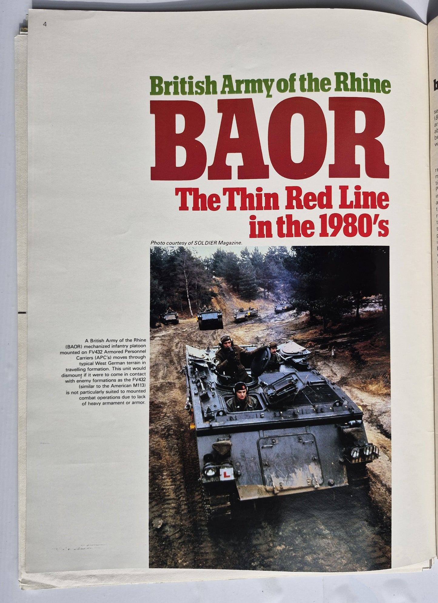 #88 Strategy & Tactics British Army of the Rhine Die dünne rote Linie in den 1980er Jahren Sept/Okt 1981 (Gut, 56 Seiten)