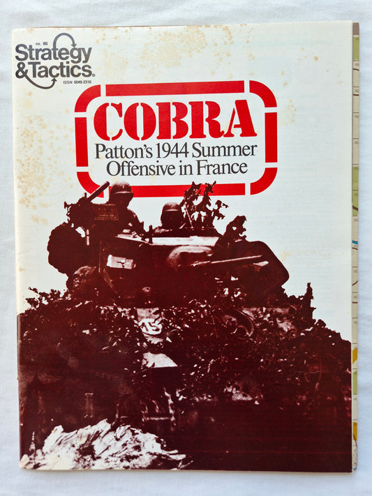 #65 Strategy & Tactics Cobra Pattons Sommeroffensive 1944 in Frankreich Nov/Dez 1977 (Gut, Pbk, 40 S., SPI)