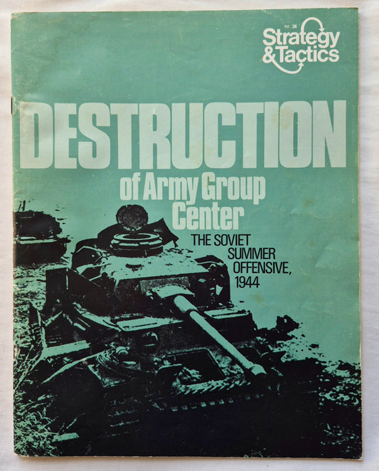 #36 Strategy & Tactics Vernichtung der Heeresgruppe Mitte Die sowjetische Sommeroffensive 1944 (Jan. 1973, Gut, 48 S., SPI)