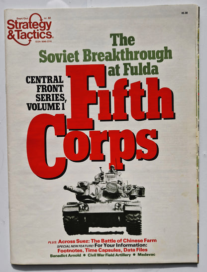 #82 Strategy & Tactics Fifth Corps Der sowjetische Durchbruch bei Fulda Sep/Okt 1980 (Gut, 40 Seiten)