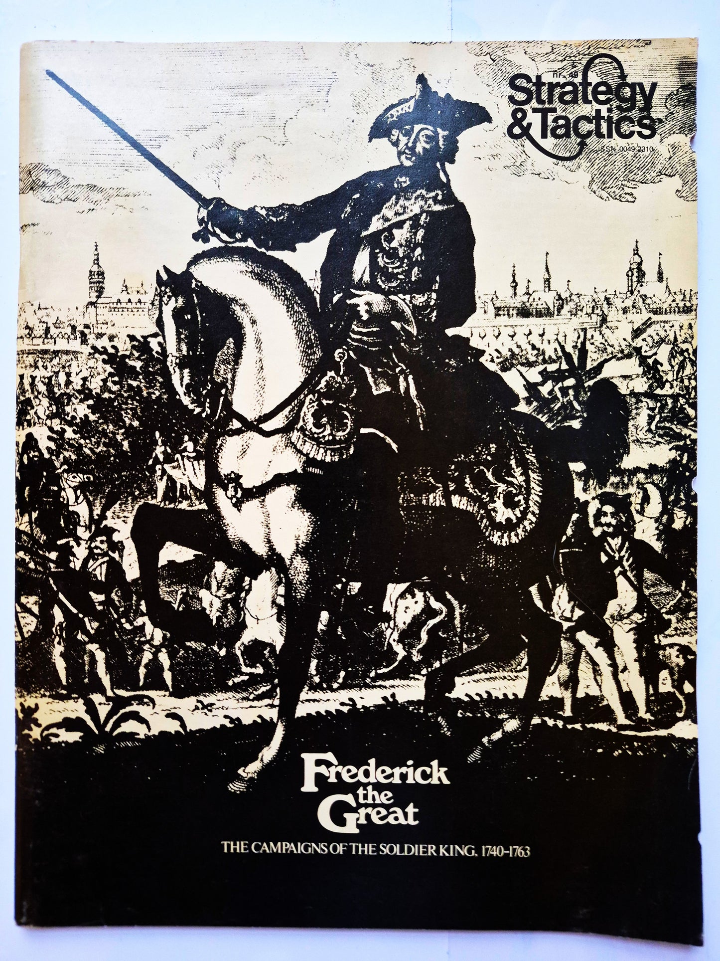 #49 Strategy & Tactics: Frederick the Great Die Feldzüge des Soldatenkönigs 1740-1763 (Gut, März/Apr 1975, 48 S., SPI)