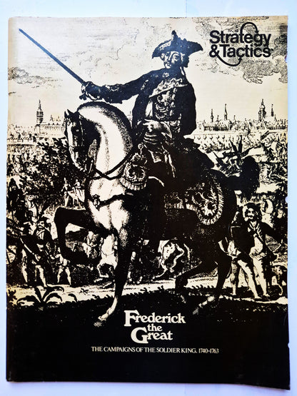 #49 Strategy & Tactics: Frederick the Great Die Feldzüge des Soldatenkönigs 1740-1763 (Gut, März/Apr 1975, 48 S., SPI)