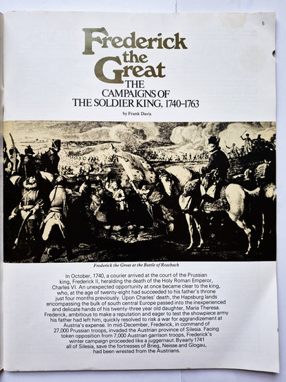 #49 Strategy & Tactics: Frederick the Great Die Feldzüge des Soldatenkönigs 1740-1763 (Gut, März/Apr 1975, 48 S., SPI)