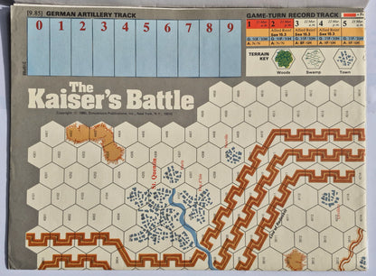 #83 Strategy & Tactics Die Kaiserschlacht Die deutsche Offensive März 1918 Nov/Dez 1980 (Gut, 56 S.)