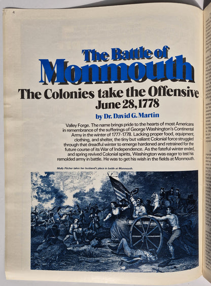 #90 Strategy & Tactics Die Schlacht von Monmouth Die Kolonien gehen in die Offensive 28. Juni 1778 Jan/Feb 1982 (Gut, 60 Seiten, SPI)