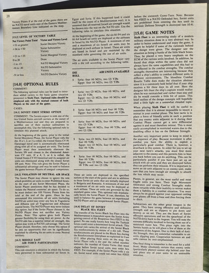 #48 Strategy & Tactics: Die Operationen der 6. US/Sowjetischen Flotte im Mittelmeer in den 1970er Jahren (Gut, Jan/Feb 1975, 48 Seiten, SPI)