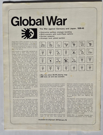 #48 Strategy & Tactics: Die Operationen der 6. US/Sowjetischen Flotte im Mittelmeer in den 1970er Jahren (Gut, Jan/Feb 1975, 48 Seiten, SPI)