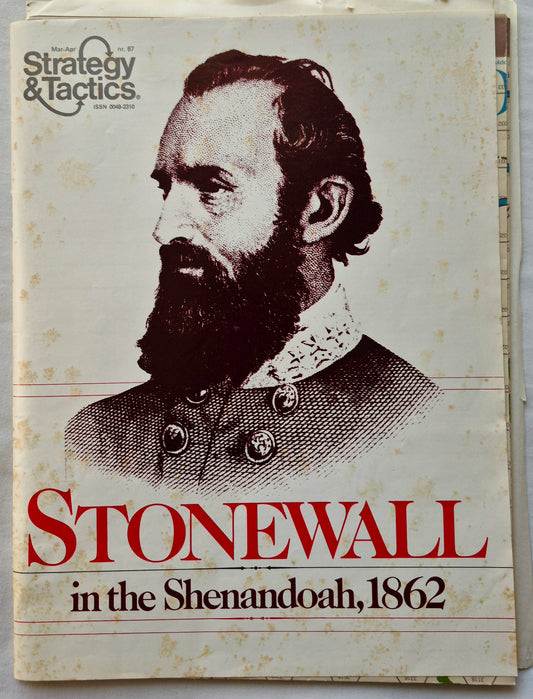 #67 Strategy & Tactics Stonewall in the Shenandoah, 1862 (März/Apr 1978, Gut, 36 Seiten, SPI)