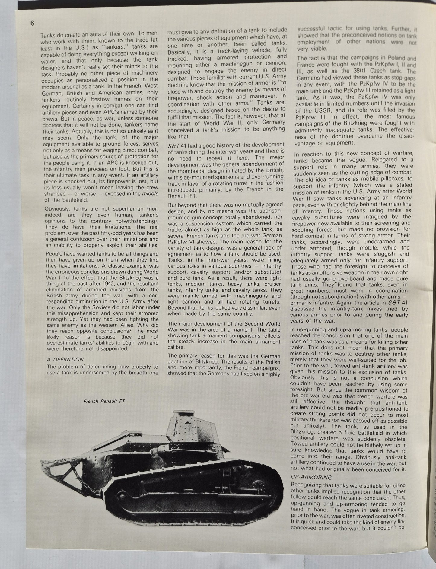 #44 Strategy & Tactics: TANK! A Weapon System Survey (Very good, May/June 1974, 48 pgs, Simulations Publications, Inc.)