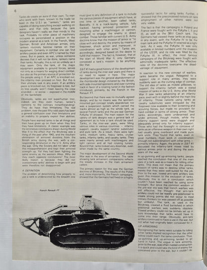 #44 Strategy & Tactics: TANK! A Weapon System Survey (Very good, May/June 1974, 48 pgs, Simulations Publications, Inc.)