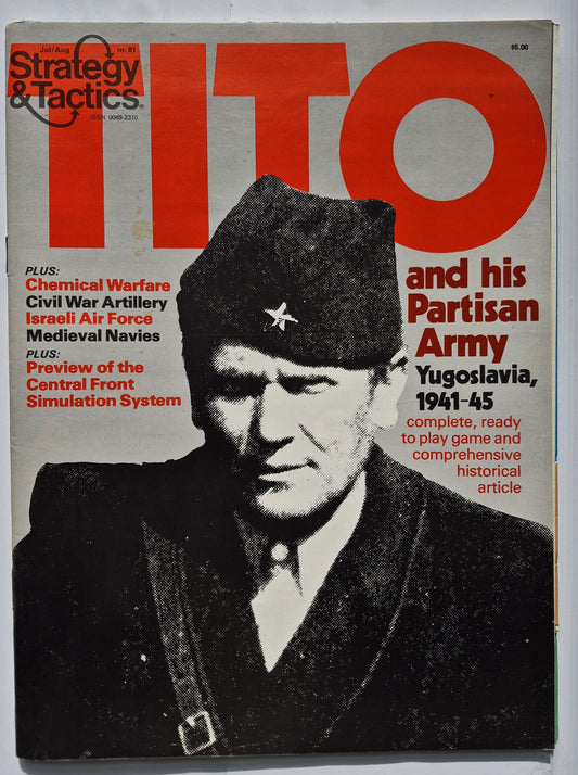 #81 Strategy & Tactics Tito and His Partisan Army Yugoslavia 1941-45 (Jul/Aug 1980, Gut, 44 S., SPI)