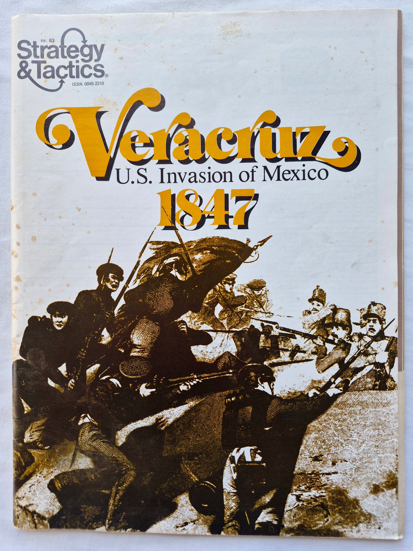 #63 Strategy & Tactics Veracruz U.S. Invasion of Mexico 1847 (July/Aug 1977, Good, 40 pgs, SPI)