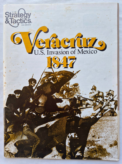 #63 Strategy & Tactics Veracruz U.S. Invasion of Mexico 1847 (July/Aug 1977, Good, 40 pgs, SPI)