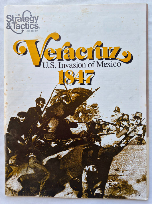 #63 Strategy & Tactics Veracruz U.S. Invasion of Mexico 1847 (Juli/Aug. 1977, Gut, 40 S., SPI)