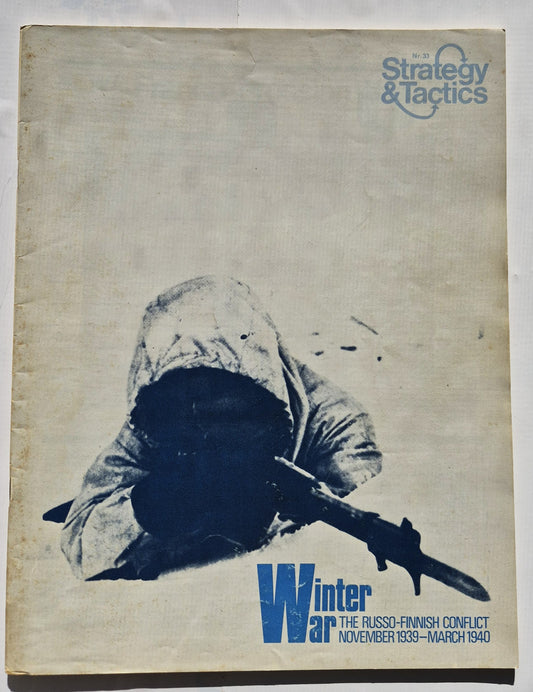 #33 Strategy & Tactics: Winter War Der Russisch-Finnische Konflikt November 1939-März 1940 (Sehr gut, Juli 1972, 48 S., Simulations Publications, Inc.)
