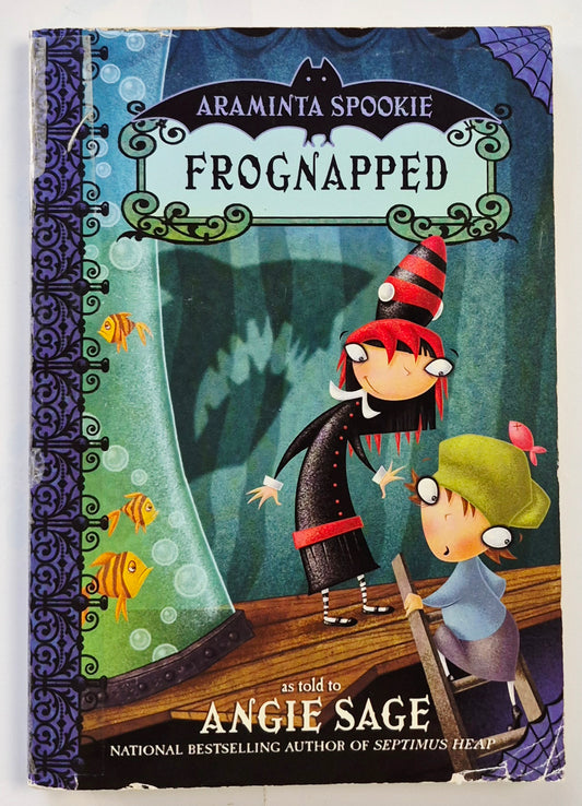 Araminta Spookie: Frognapped by Angie Sage (Good, 2009, Pbk, 210 pages, HarperCollins Children)