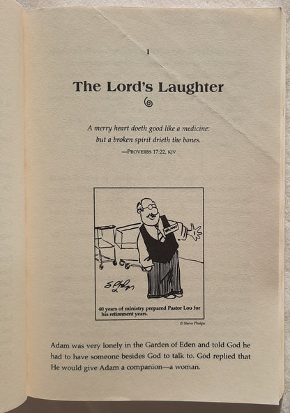 More Holy Hilarity: Inspirational Wit and Cartoons by Cal and Rose Samra (Very Good, 1999, PBk, 210 pages, Waterbrook Press)