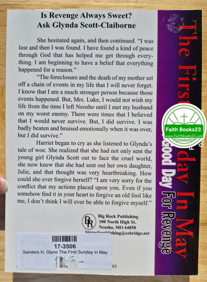 The First Sunday in May: A Good Day for Revenge von H. Glynn Sanders (Sehr gut, 2007, Pb., 233 Seiten, Big Rock Publishing)