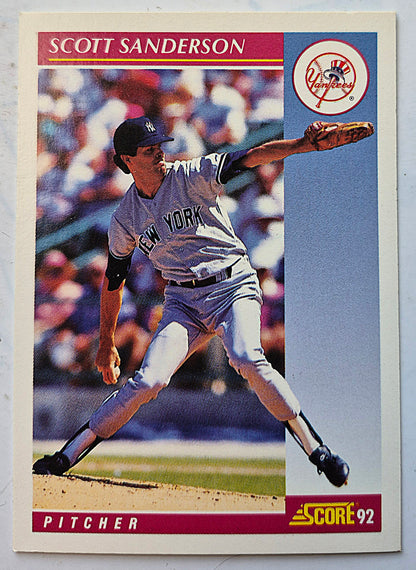 Bewertung '92 Bob Scanlan Pitcher Chicago Cubs #285 Baseballkarte Fast Neuwertig