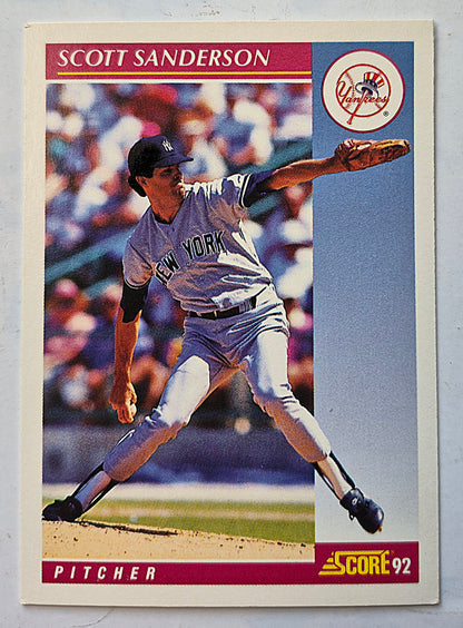 Bewertung '92 Bob Scanlan Pitcher Chicago Cubs #285 Baseballkarte Fast Neuwertig