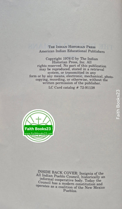 The Pueblo Indians von Joe S. Sando (Gut, 1976, Brosch., 248 Seiten, The Indian Historian Press)