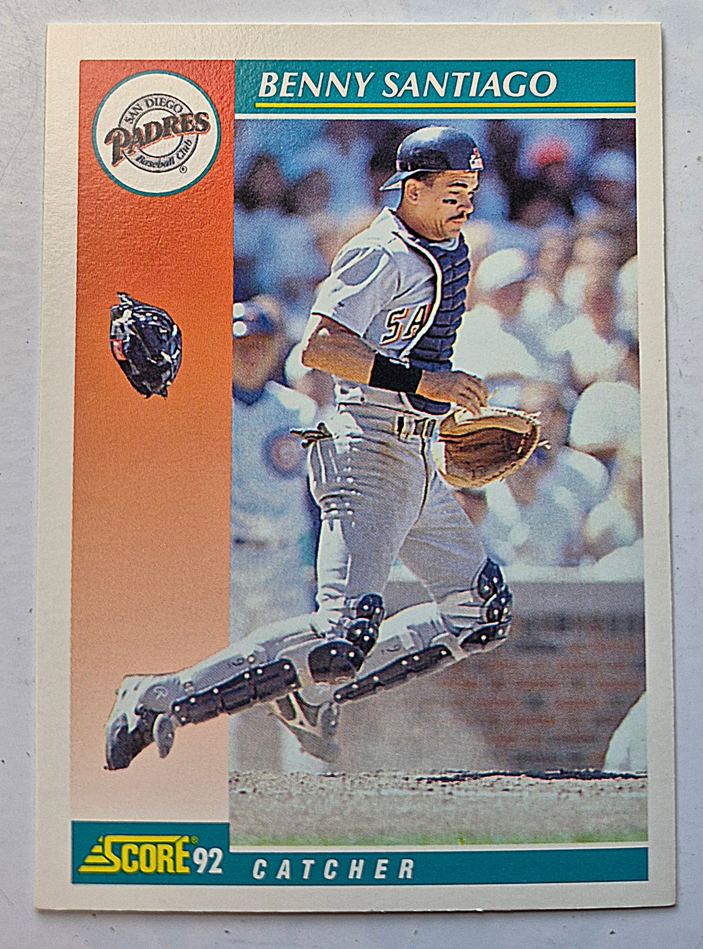Santiago Benny San Diego Padres Catcher #245 Score '92 Baseball Card