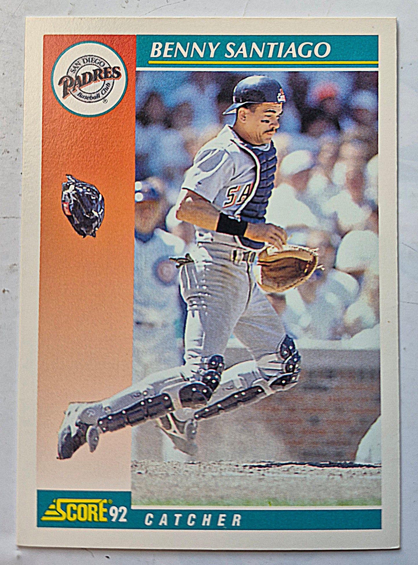 Santiago Benny San Diego Padres Catcher #245 Score '92 Baseball Card