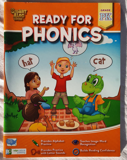 Smart Alec: Ready For Phonics Pre-K by Zarina Hazan (New, 2019, Pbk, 48 pages, Edgeucational Pub)