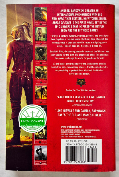 The Witcher: Blood of Elves #1 von Andrzej Sapkowski (Sehr gut, 2017, Taschenbuch, 420 Seiten, Orbit Books)